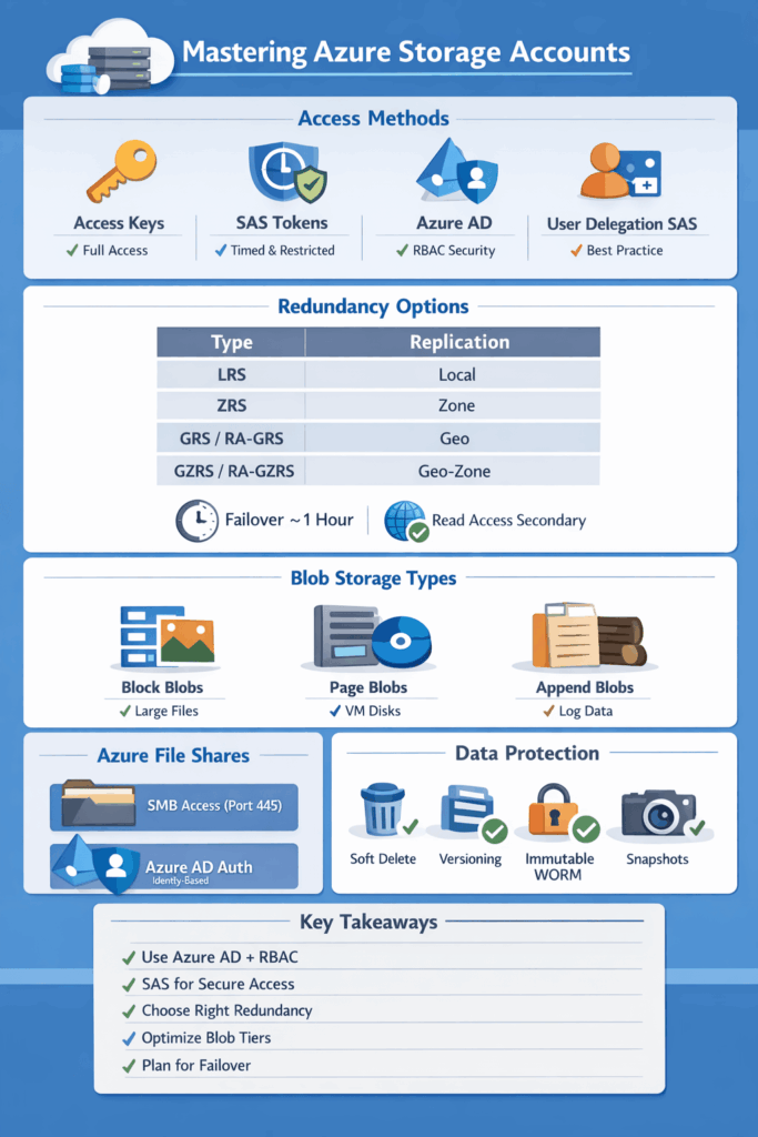 Azure Storage infographic by chatgpt